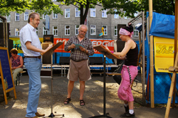 Titelverteidiger Oliver Tomandl gegen Marie-Christin Mayer