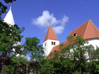 Erster Blick auf die Kirche