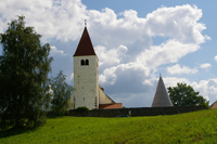 Ein letzter Blick auf die Pfarrkirche