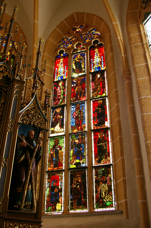 Glasfenster rechts