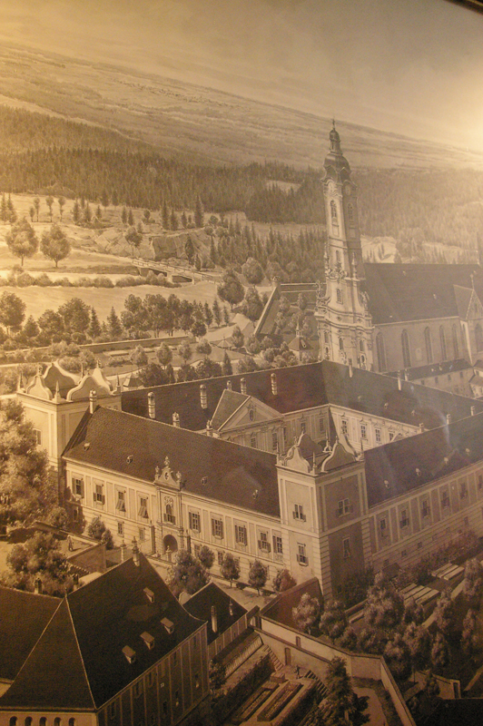 Zisterzienserstift Zwettl anno 1908 - Detailansicht