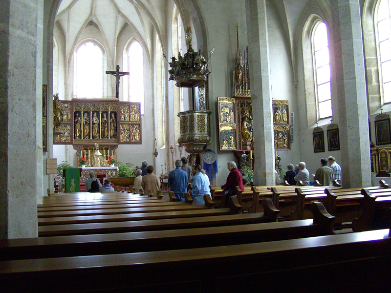 Kirchenf�hrung mit Rektor Reiss