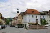 Waidhofen - unterer Teil des Stadtplatzes