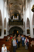 Stift Seitenstetten - Blick zur Orgel