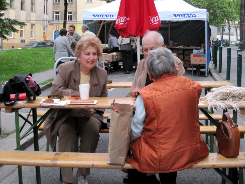 Lilly und Hansi im Gepr�ch